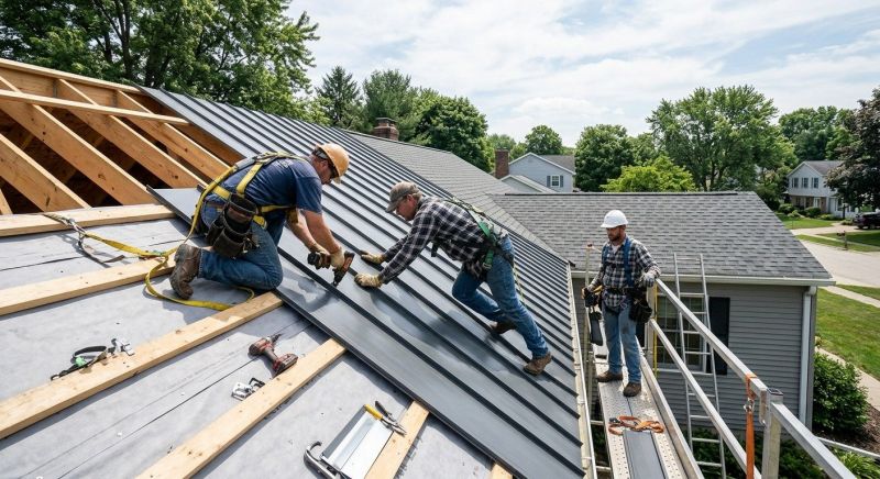 Aluminum Roof Installation in Charlestown, MA