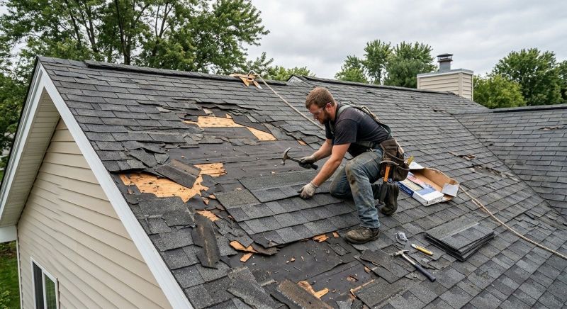 Asphalt Roof Replacement in Concord, MA
