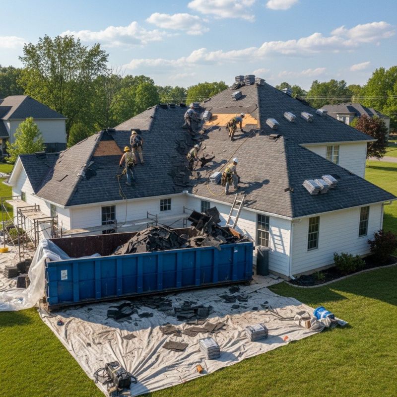 Asphalt Roof Replacement in Waltham, MA