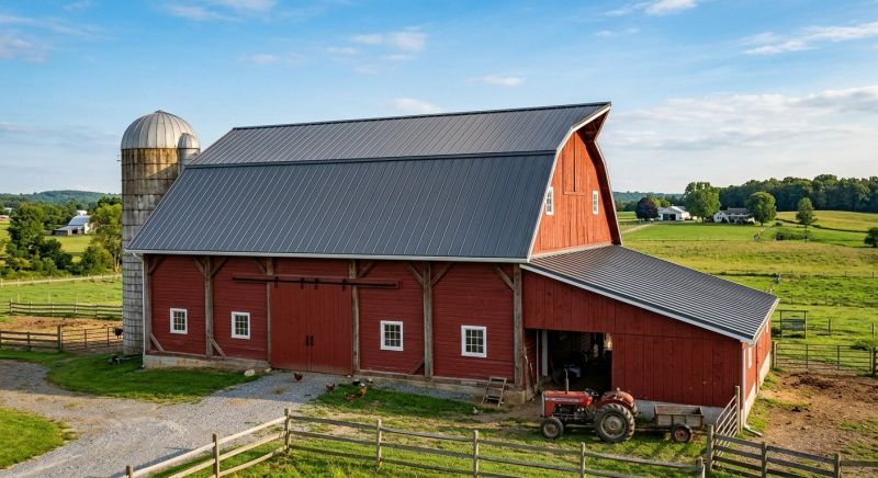 Barn Roof Replacement in Dedham, MA