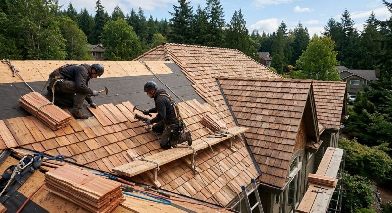 Cedar Roof Installation in Acton, MA