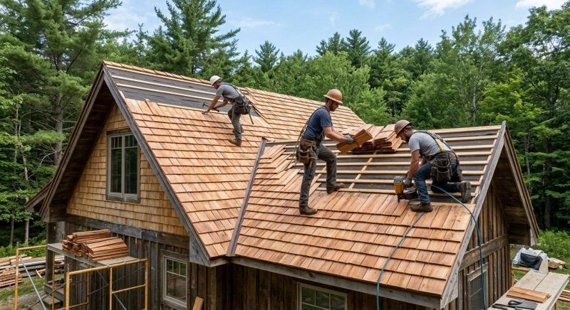 Cedar Roof Installation in Gloucester, MA