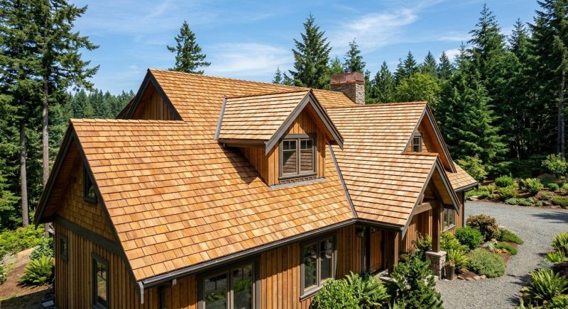 Cedar Roof Installation in Rockport, MA