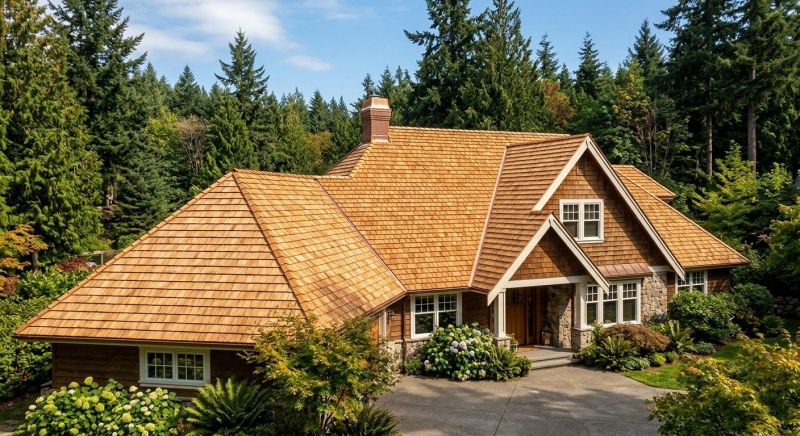 Cedar Roof Installation in Salisbury, MA