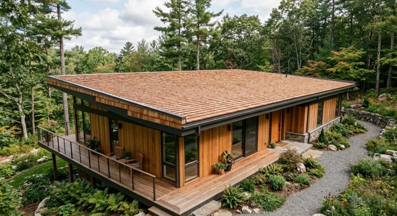 Cedar Shake Roof Construction in Dedham, MA