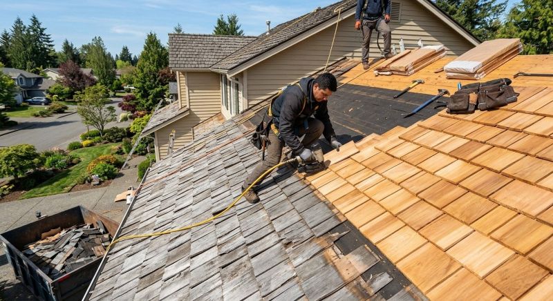 Cedar Shingles Replacement in Andover, MA