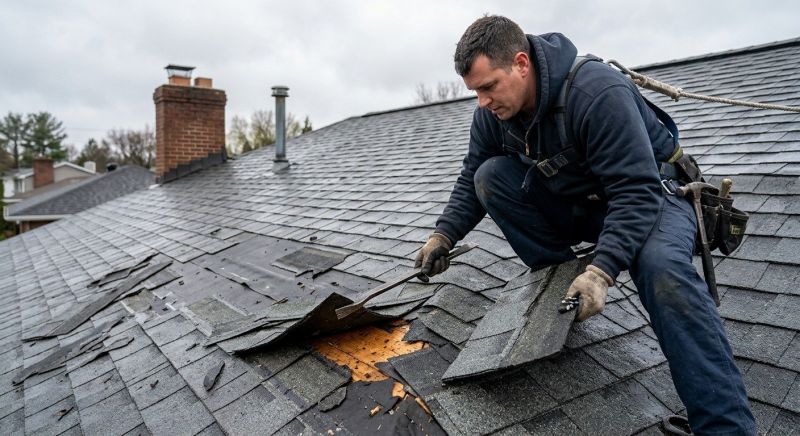 Damaged Roof Replacement in East Weymouth, MA