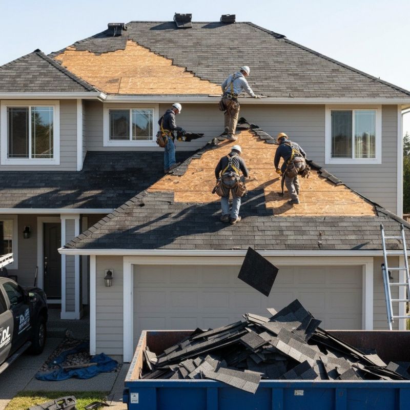 Damaged Roof Replacement in Gloucester, MA