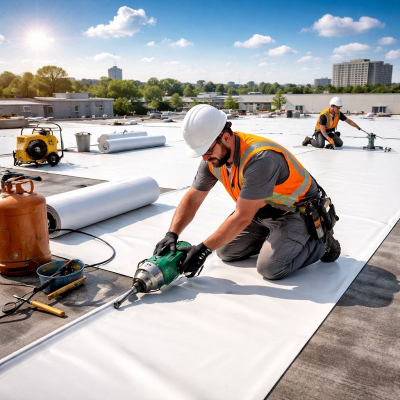 Epdm Roof Installation in Newton, MA