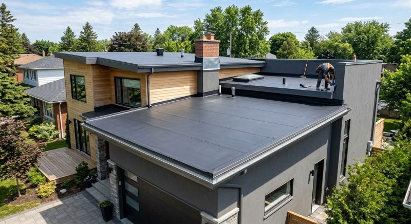 Epdm Roof Installation in Rowley, MA