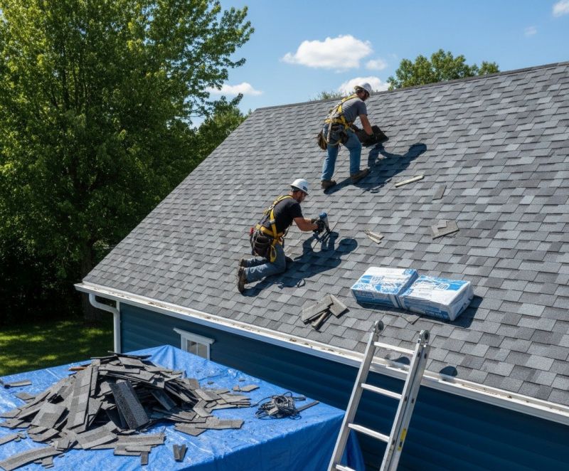 Roof Shingles Replacement in Newton, MA