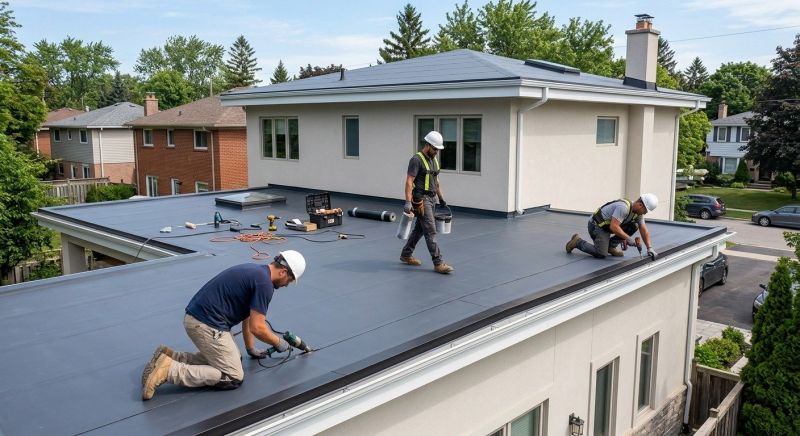 Rubber Roof Installation in Essex County, MA