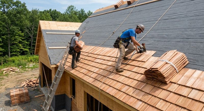 Shake Roof Replacement in Dedham, MA