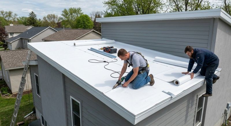 Single Ply Roof Installation in Boston, MA