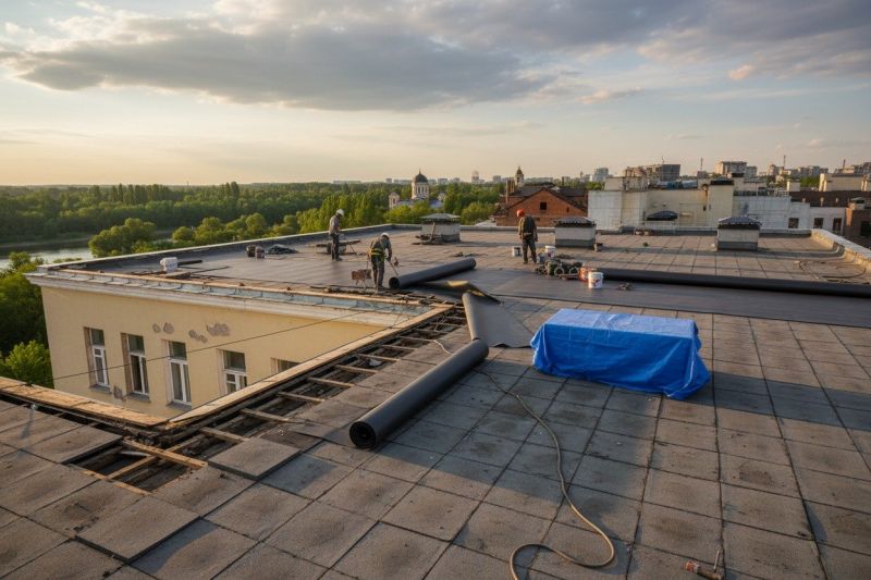 Single Ply Roof Replacement in Pelham, NH