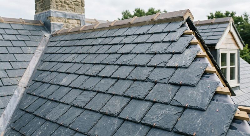 Slate Roof Construction in Amesbury, MA