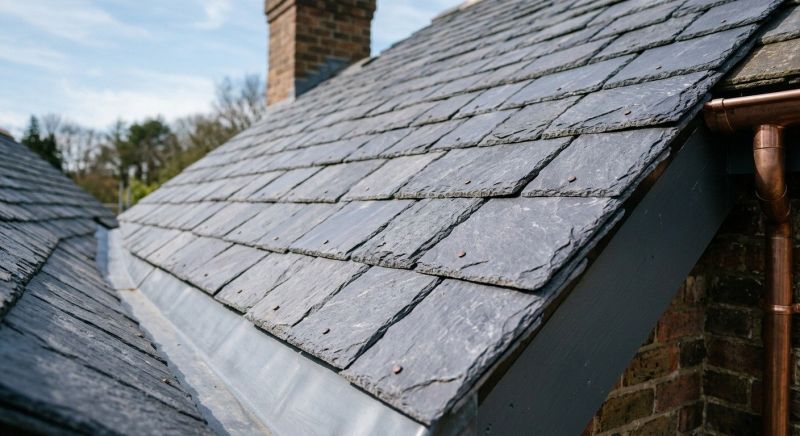 Slate Roof Construction in Waltham, MA