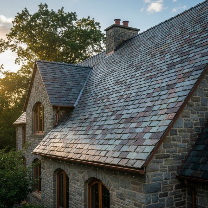 Slate Roof Replacement in Beverly, MA