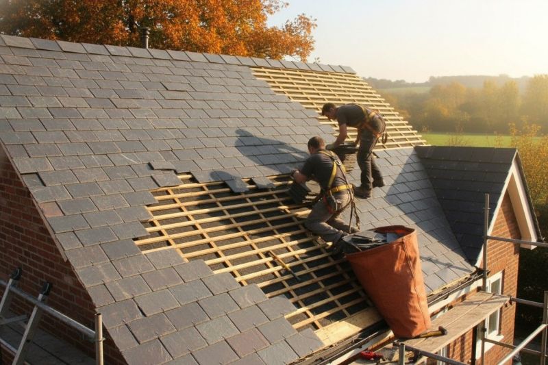 Slate Roof Replacement in Middleton, MA