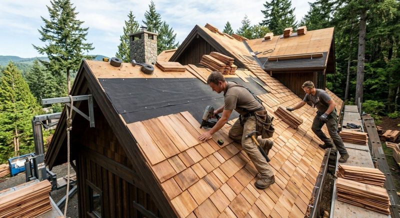 Wood Roofing Installation in Essex County, MA