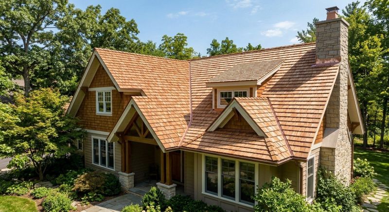Cedar Shake Roof Construction