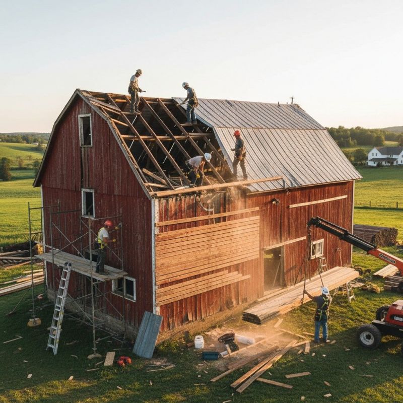Barn Roof Replacement in Revere, MA