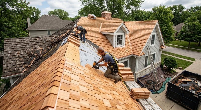 Cedar Roof Replacement in Needham, MA