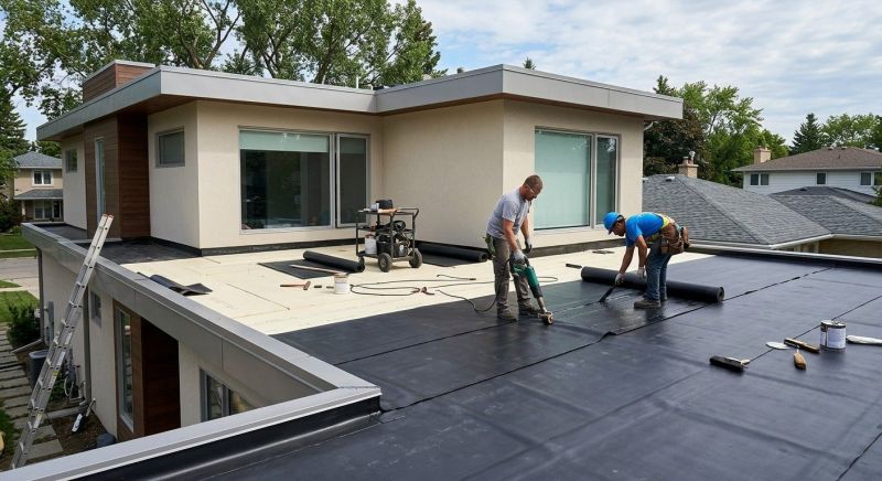 Flat Roof Installation in Somerville, MA