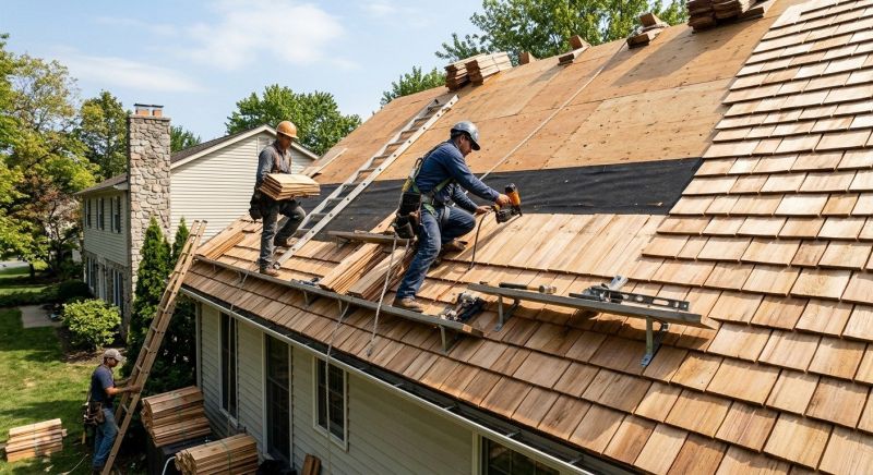 Shake Roof Replacement in Westwood, MA
